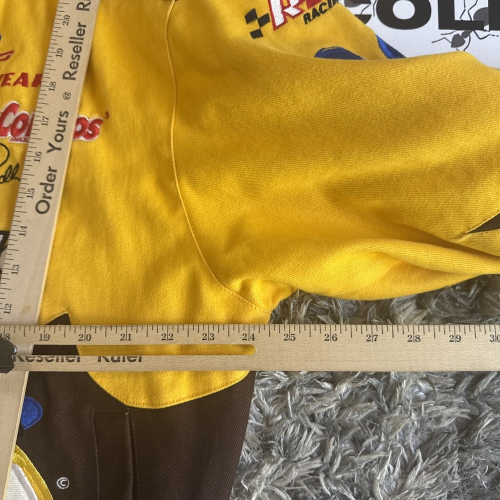Vintage Chase Authentic Drivers Line M&M's NASCAR Jacket #38 Elliot Sadler Large - Picture 13 of 16